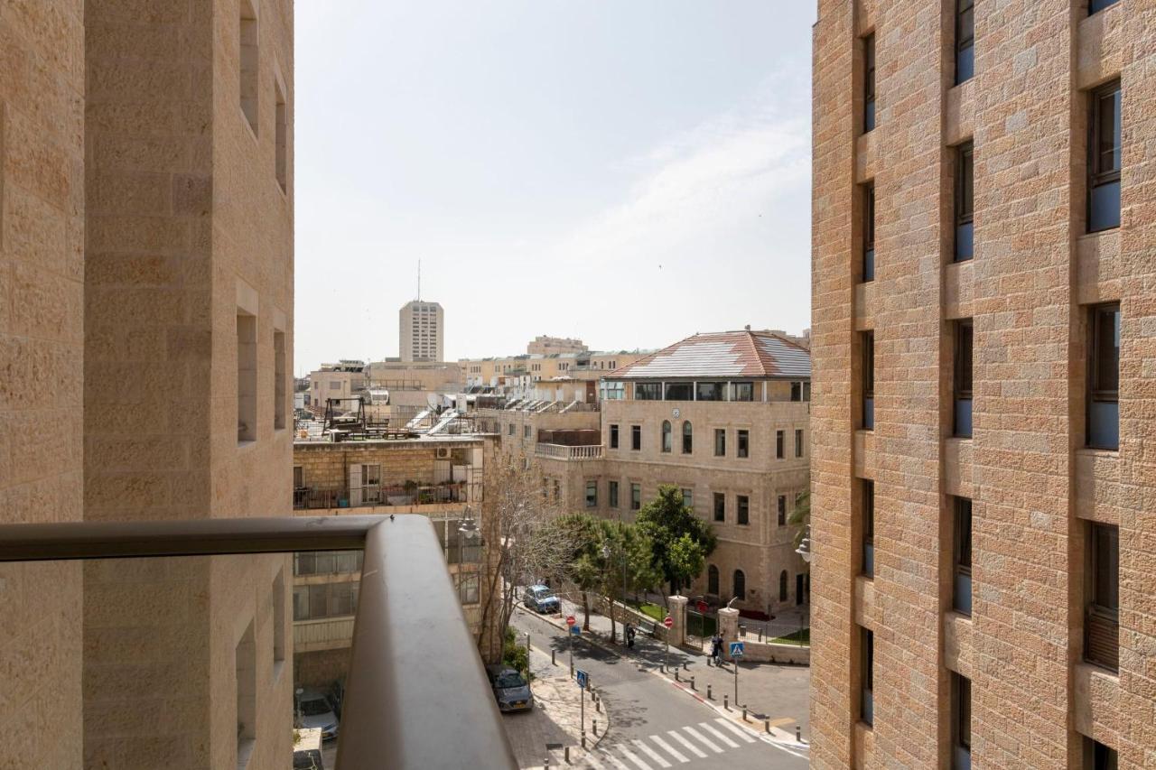 Stylish 2Br/Parking, View Over The Temple Mount Yerusalem Bagian luar foto