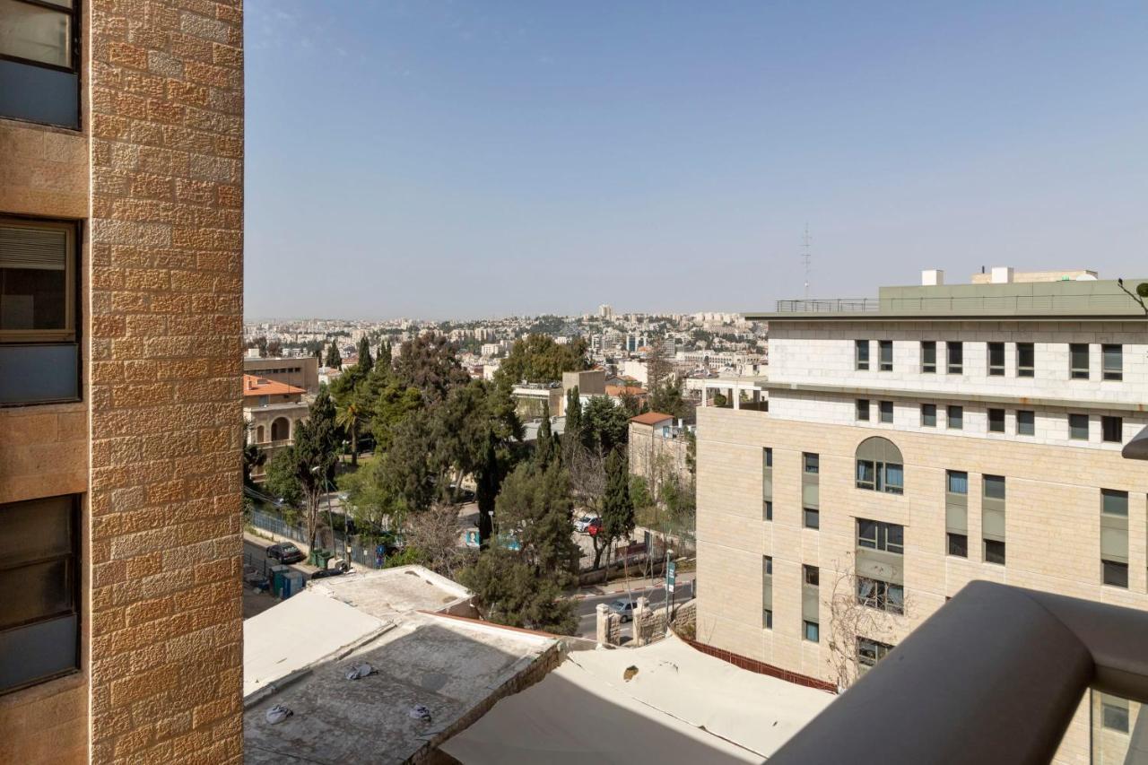 Stylish 2Br/Parking, View Over The Temple Mount Yerusalem Bagian luar foto